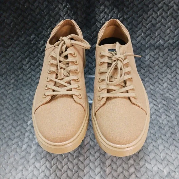 Dr.‎ Martens Dante Canvas Muted Savannah Tan Sneakers Men's 7 Women's 8 NEW
